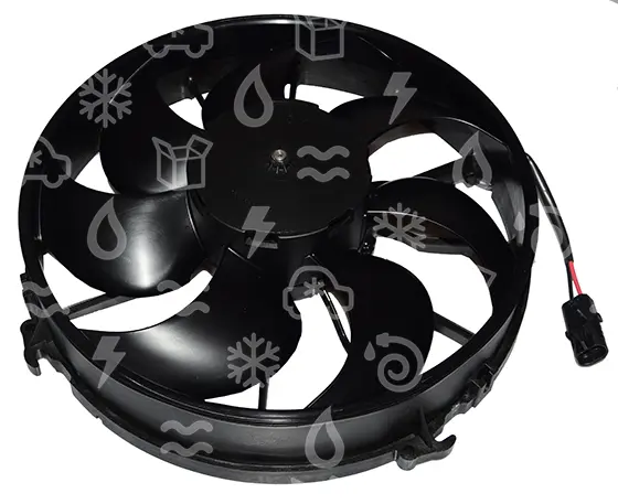 ventilátor SPAL univerzální sací průměr 305 mm - 7 lopatek, 24V, VA51-BP70/VLL-69A, 27700 m3/h